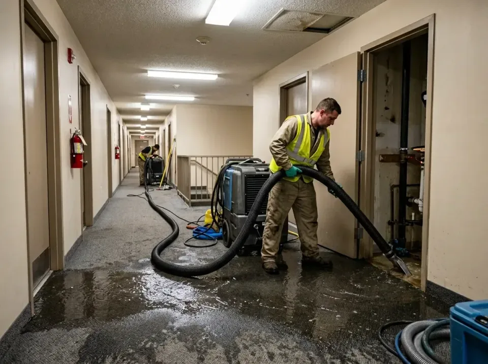 multi-unit-apartment-hallway-f-005 — frequently asked questions, Emergency Burst Pipe Water Extraction & Removal in Rheems,…